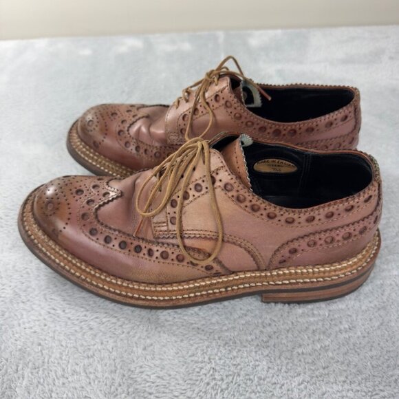 Grenson G One Oxford Leather Shoes – Men’s Size 7.5 UK / 8.5 US Handmade - Picture 1 of 12